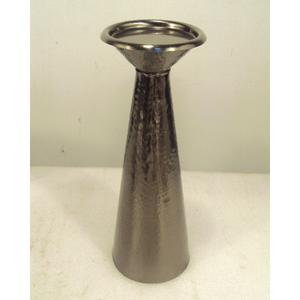 Portavelas de pilar de aluminio con acabado martillado antiguo dorado para el hogar, sala de estar, uso de Decoración de mesa - Product Image 2