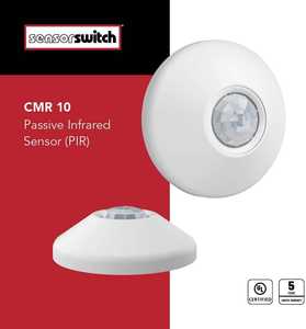 Sensor de Movimiento CMR 10 de Rango Extendido, 120V, Interior/Exterior, Detección de 360°, Montaje en Techo, Envío Inmediato - Product Image 3