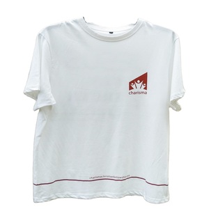 เสื้อยืดคอกลมผ้าคอตตอนสีทึบขนาดใหญ่แห้งเร็วสวมใส่สบายสำหรับ100% - Product Image 1