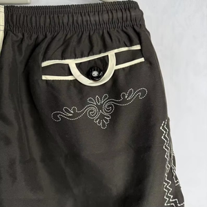 Lederhosen en cuir véritable, Trachten allemand, tradition bavaroise, Oktoberfest, Lederhose court personnalisé pour hommes - Product Image 6