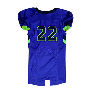 American Football Jersey Custom Wholesale <b>Heat</b>-Transfer Printing Breathable Plus Size Short Sleeve - Product Image 6