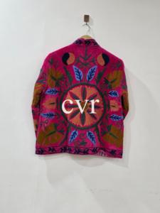 Uzbek Outerwear Hand Embroidered Eco-Friendly Suzani Velvet Handmade Velvet Suzani Women's Luxury <b>Coat</b> Winter Boho for Party We - Product Image 4