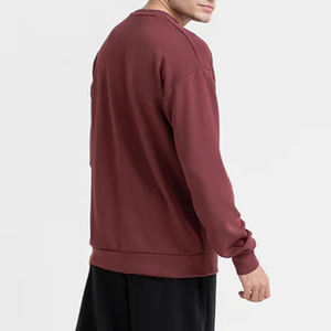 100% coton sweat à col rond hommes sweats à col rond personnalisé éponge hommes sweat à manches longues français - Product Image 3