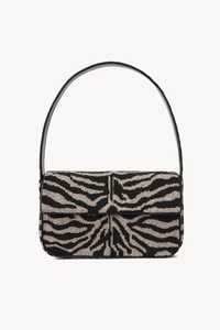 Bolso de mano con cuentas florales tropicales: Bolso fiesta mexicano con cadena cruzada - Product Image 6