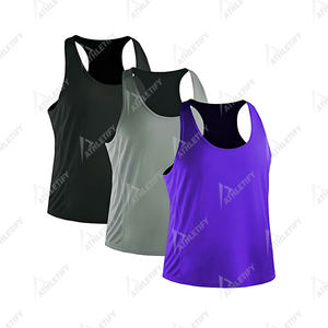 Camisetas sin mangas transpirables de talla grande para hombre, material suave y ligero, perfectas para usar durante todo el día, calor de verano y actividades activas al aire libre - Product Image 3