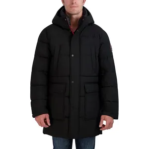 하이 퀄리티 퍼퍼 다운 재킷 겨울 두꺼운 디자인 플러스 사이즈 퍼 재킷 남자 따뜻한 후드 패딩 옷 여자 긴 코트