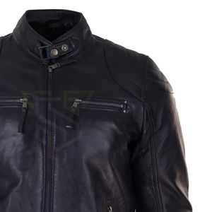 Chaqueta de piel sintética de alta calidad para hombre hecha a medida al por mayor cómoda y ligera chaqueta de invierno con soporte transpirable de punto con cremallera High Street - Product Image 5
