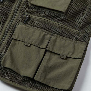 Chaleco de Caza Personalizado para Hombre, Chaleco Deportivo de Alta Calidad para Exteriores, Diseño de Malla de Algodón para Invierno y Verano - Product Image 4