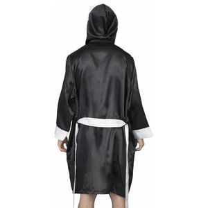 Bata de boxeo de diseño personalizado de alta calidad con capucha con logotipo de color personalizado para precio de partidos - Product Image 2