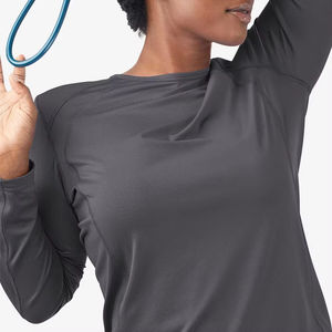 Spandex uniformes soins infirmiers mode femmes hôpital médical sous Scrubs maillot de corps à manches longues Stretch respirant - Product Image 3