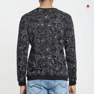 Sudadera para Hombre, Personalizada, Bordada, Lisa, Extra Grande, Estilo Vintage, de Algodón, Informal, Moderna, Holgada, Básica, Retro - Product Image 4