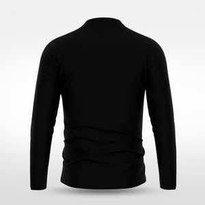 เสื้อสเวตเชิ้ตออกกำลังกายผู้ชายไซส์ใหญ่ พิมพ์ลาย กลับด้านได้ ซิป ¼  น้ำหนักเบา โพลีเอสเตอร์ 100% แห้งเร็ว - Product Image 6