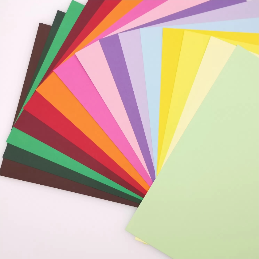 Competitive Price Double Side Specialty Color Printing Paper A4 Size Cardboard Uncoated Recyclable Moisture Proof Anti-Curl