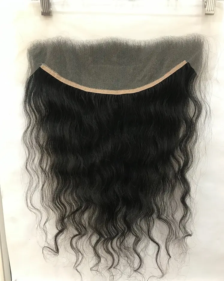 Raw Virgin no chemical processing wave 13*4 Frontal manufacture south Indian Human Hair