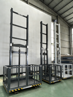 Plateforme élévatrice verticale CE robuste à commande hydraulique et alimentation CA, en acier au carbone à haute teneur en manganèse, pour levage de charges et de marchandises