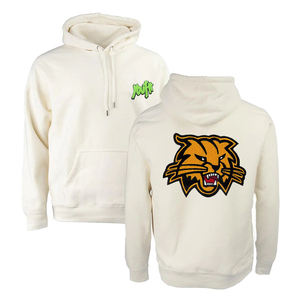 OEM Bordado Hip Hop Sudadera con capucha Hombres Sudadera con capucha en relieve Chenille Bordado Hombres Sudaderas con capucha recortadas para hombres - Product Image 2