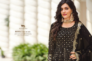 Designer Gown With Beautiful <b>Embroidery</b> Work By Wholesale Exporter Fabzone - Product Image 5
