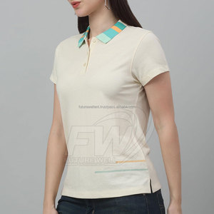 Camiseta de Lona Transpirable para Mujer, Nueva Colección 2026, Calidad Premium, Manga Corta, 100% Algodón, Ligera, Informal, Deportiva, para Golf, Verano - Product Image 3