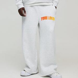 Fabricants de vêtements, pantalons de survêtement plissés droits pour hommes, taille haute, mode respirante, 3D pour impression en relief, joggers - Product Image 1