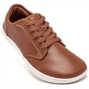 รองเท้าหนังกันลื่นสำหรับผู้ชายกันลื่นกลางแจ้งสีพื้นมีสไตล์ - Product Image 6