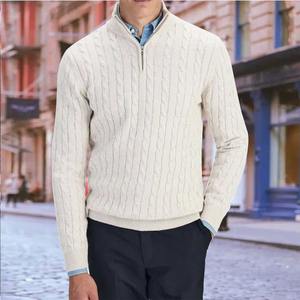 เสื้อคาร์ดิแกนผู้ชาย ผ้าวูล/วิสโคส ลาย 3 มิติ เสื้อกันหนาว ระบายอากาศได้ดี แฟชั่น อุ่นสบาย แขนยาว เนื้อผ้านุ่ม สวมใส่สบาย มีสไตล์ ทันสมัย เหมาะสำหรับใส่ในชีวิตประจำวัน - Product Image 3