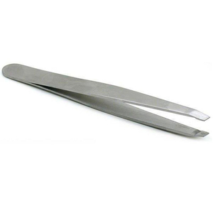Stainless Steel Non-magnetic Eyelash Tweezers Industrial Grade Beauty <b>Tool</b> OBM Custom High Quality Professional <b>Smooth</b> Tip - Product Image 2