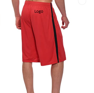Pantalones cortos de baloncesto para hombre, Shorts largos con bolsillos y cremallera, de secado rápido, para entrenamiento, 11 unidades - Product Image 3