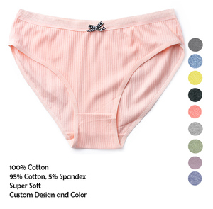 Sous-vêtements sexy en coton pour femmes culottes en coton biologique culottes sexy en coton pour femmes fournisseur de gros - Product Image 1