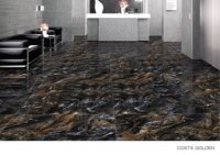 Carreaux de sol et de mur Ascort Brown en PVC brillant, modernes, 600x1200mm, antidérapants et imperméables