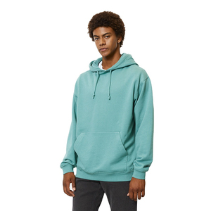 Sweat à capuche style streetwear 100% coton pour hommes, pull polaire d'hiver lourd imprimé thermique, col solide, 2 pièces personnalisées - Product Image 4
