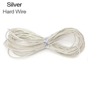 ลวดทองแท่งแบบแข็งสำหรับทำเครื่องประดับงานปักทำด้วยมือด้ายสายทองแดงสำหรับตกแต่งเสื้อผ้า - Product Image 1