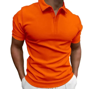 Golf en molleton solide de logo personnalisé de haute qualité pour les golfeurs de t-shirt blanc uni décontracté léger 100% coton hommes pour les chemises - Product Image 1