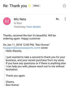 Paquet brut traitement vietnamien aucun couleur naturelle femmes noires machine à tisser double trame vague profonde Extensions de cheveux humains - Product Image 4