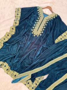 Kaftan de diseñador más vendido de alta demanda con Dhoti Salwar para mujeres disponible a precio mayorista de exportador indio - Product Image 5