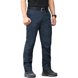 Pantalones cargo Premium para hombre, pantalones de trabajo de mezcla de algodón de alta calidad, personalización de etiqueta privada disponible - Product Image 1