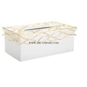 Nouvellement Design hôtel porte-papier de soie grande taille Table décorative fête de mariage support de stockage de mouchoirs pour fournisseur en gros - Product Image 6