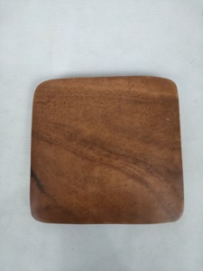 Posavasos Cuadrados de Madera de Acacia de Alta Calidad con Acabado Pulido de Madera de Acacia de la India, Venta de Alfombrillas y Protectores - Product Image 3