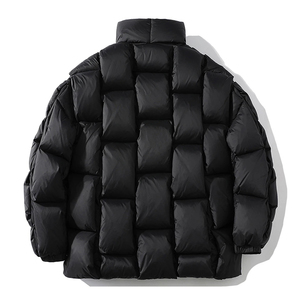 Veste bouffante à bulles Manteau d'hiver Coupe-vent Respirant Pardessus Veste à capuche personnalisée pour hommes Résistance à l'eau - Product Image 4