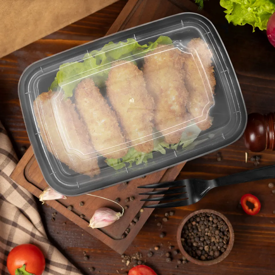 Гарантированное качество, бренд Тайвань, экологически чистые одноразовые пластиковые коробки для упаковки пищевых продуктов на экспорт