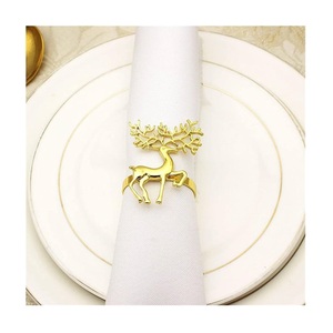 Servilletas de Metal grabadas, anillo de latón, chapado en cobre dorado, peso ligero, alambre de Metal elegante, nuevo diseño, antiguo hecho a mano para uso en Mesa - Product Image 6