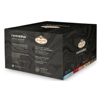 Café Molido de Tueste Medio de Alta Calidad, Mezcla 7g, 100 Unidades, 50% Arábica, 50% Robusta, Cápsulas de Café K-Cups Ristretto 100, Aprobado por la FDA