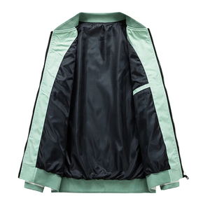 เสื้อแจ็คเก็ตเบสบอลสำหรับผู้ชาย, เสื้อโค้ทลายทางกีฬาเสื้อแจ็คเก็ตของผู้ชายเสื้อกันลมแบบบางระบายอากาศได้ดีเสื้อสำหรับฤดูใบไม้ร่วง - Product Image 6