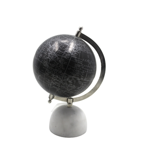 Globe décoratif de table de bureau de marbre en plastique de fer de haute qualité avec la main en gros en vrac - Product Image 5