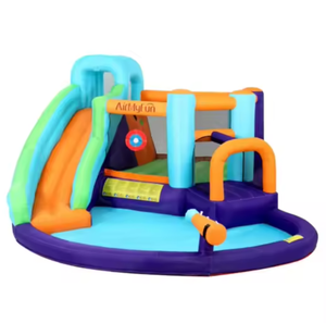 MEJOR PRECIO PARA UN NUEVO Tobogán Acuático Inflable para Niños con Castillo Inflable para Fiestas y Entretenimiento al Aire Libre - Product Image 1