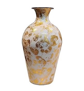 Vente en gros de vase à fleurs en métal pot de fleurs de haute qualité pour la décoration intérieure et la décoration de la voie d'entrée Pots de fleurs faits à la main Design attrayant. - Product Image 3