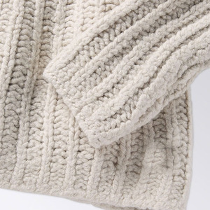 Suéter de Hombre de Punto, Cuello Alto, Manga Larga, 100% Algodón, Invierno, Servicio OEM ODM, Logotipo Personalizado, Diseño de Diseñador - Product Image 3