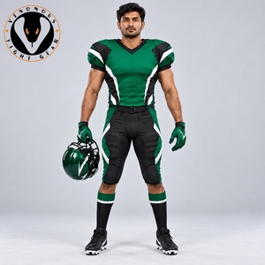 Uniforme de football américain moderne conçu avec un tissu sportif léger et une construction flexible pour l'entraînement et la compétition - Product Image 1