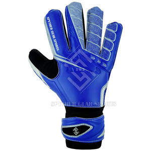 SPYTHER GEAR SPORTS Prix d'usine OEM en gros Gants de gardien de but pour hommes en latex antidérapant avec fermeture à scratch et protection des doigts - Product Image 4