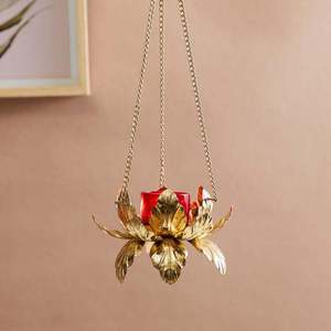 Elegant Hanging <b>Tea</b> Light Holder Create a Magical Glow Charming Hanging <b>Tea</b> Light Holder a Touch of Warmth and Style - Product Image 4