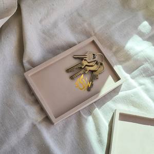 Bandeja de servicio de diseño elegante, calidad Superior, bandejas de servicio de Metal blancas rectangulares contemporáneas para habitaciones y mesas, superventas - Product Image 4